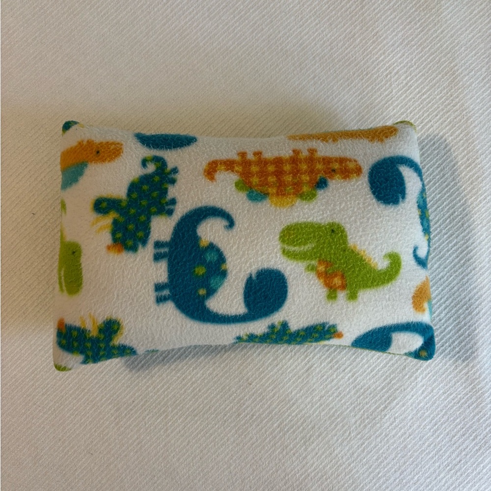 Fleece Dinosaur Toddler Pillow